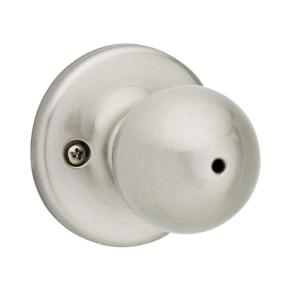 Kwikset Kwikset Polo Satin Nickel Privacy Knob Right or Left Handed 93001-875 - main